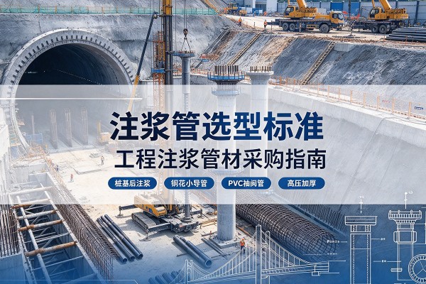 九原注浆管选型标准